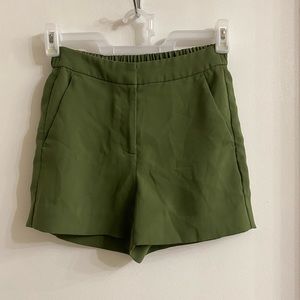 J. Crew Women’s army green shorts size 0